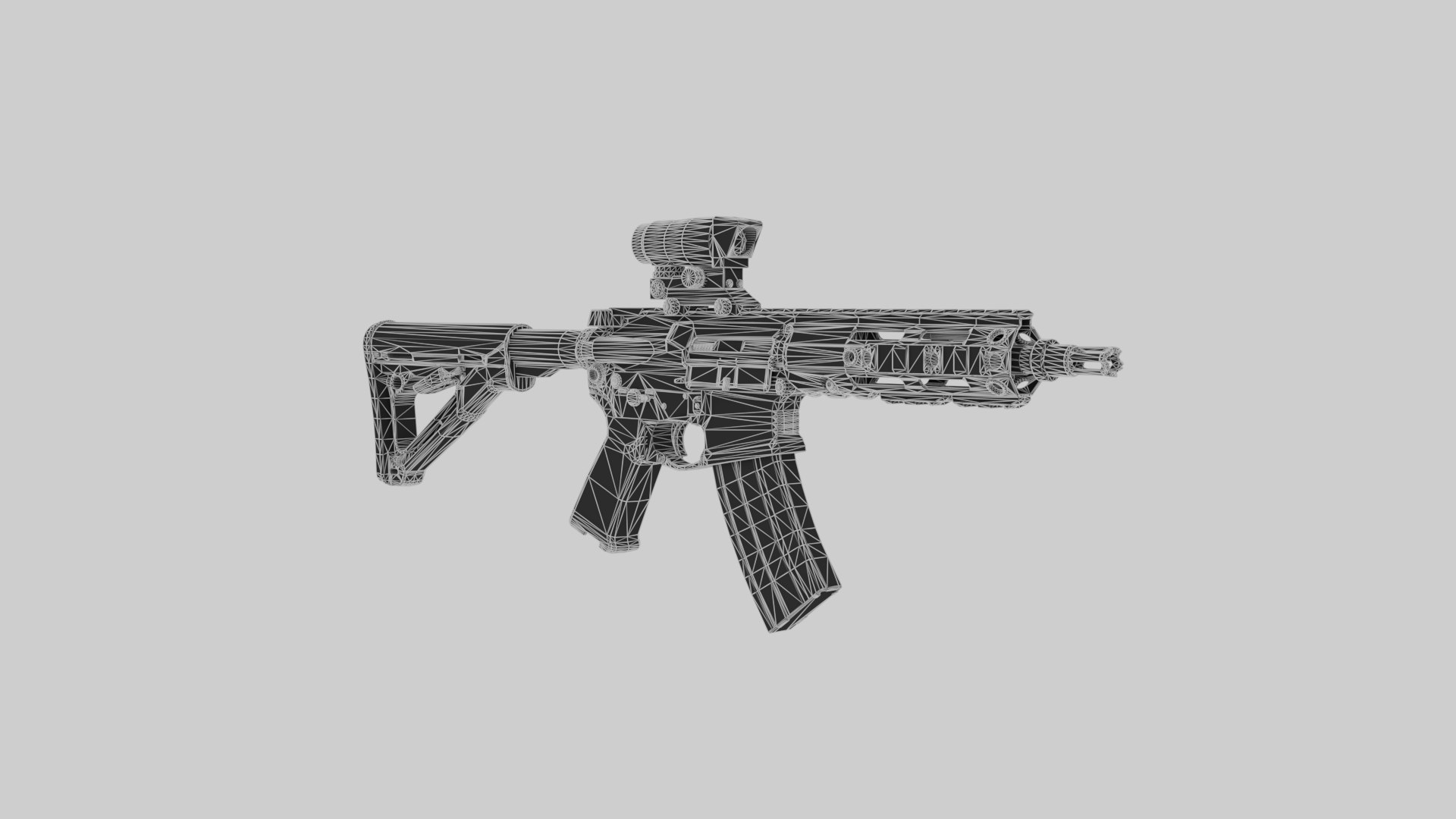 R4-C Assault Rifle 3D Model - TurboSquid 2350538