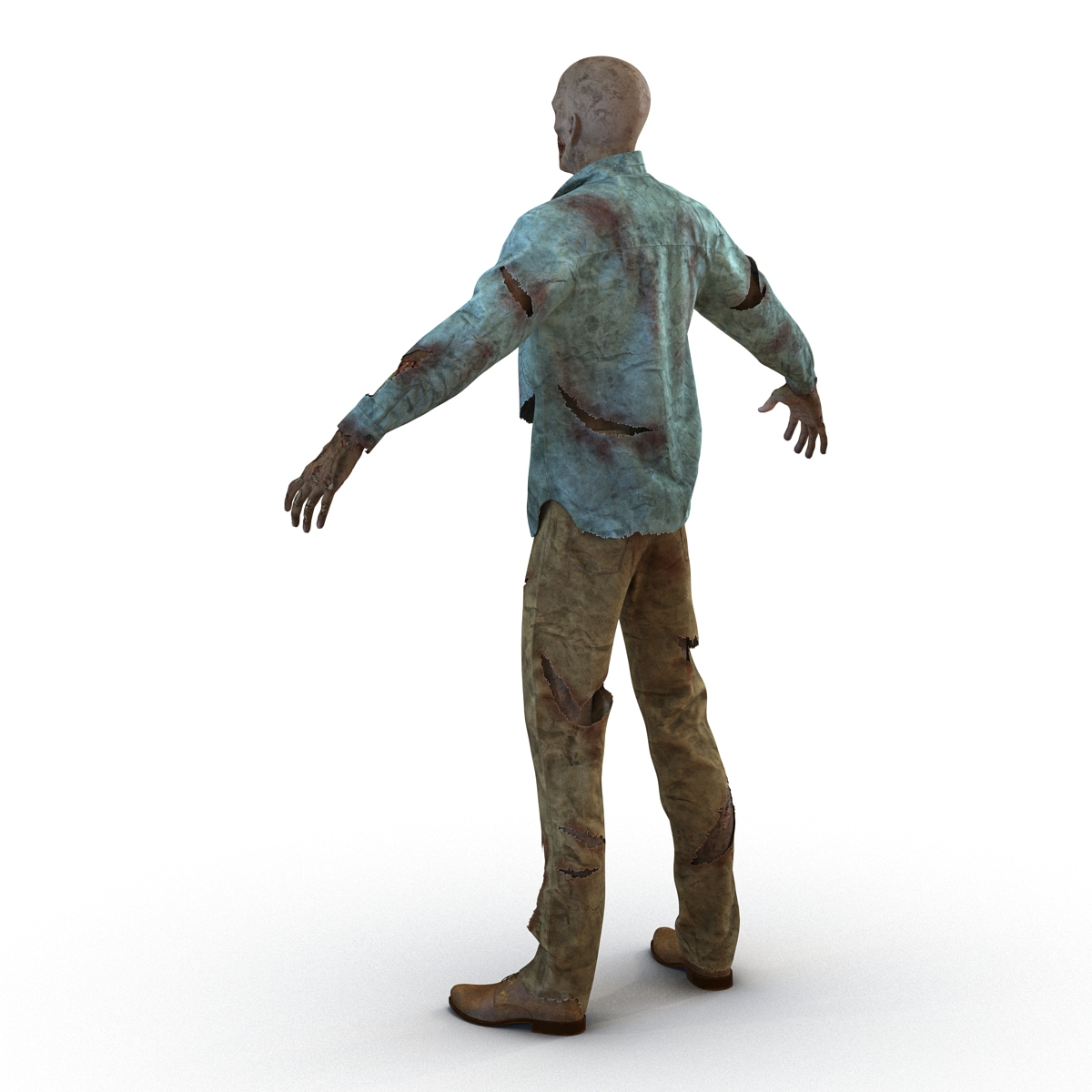 3d model zombie