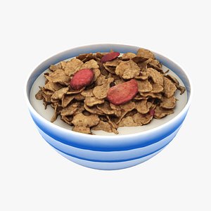 bowl cereals 3D model