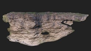 Sedimentary Rock Cliff 3D Scan