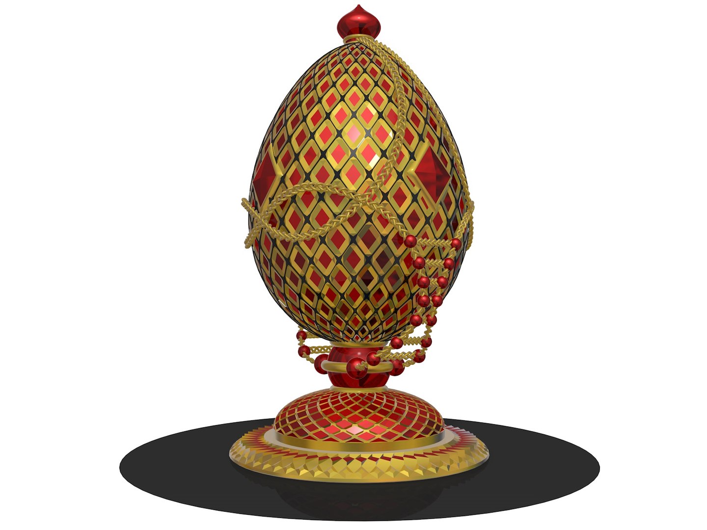 Faberge Egg 3D Model - TurboSquid 1513657