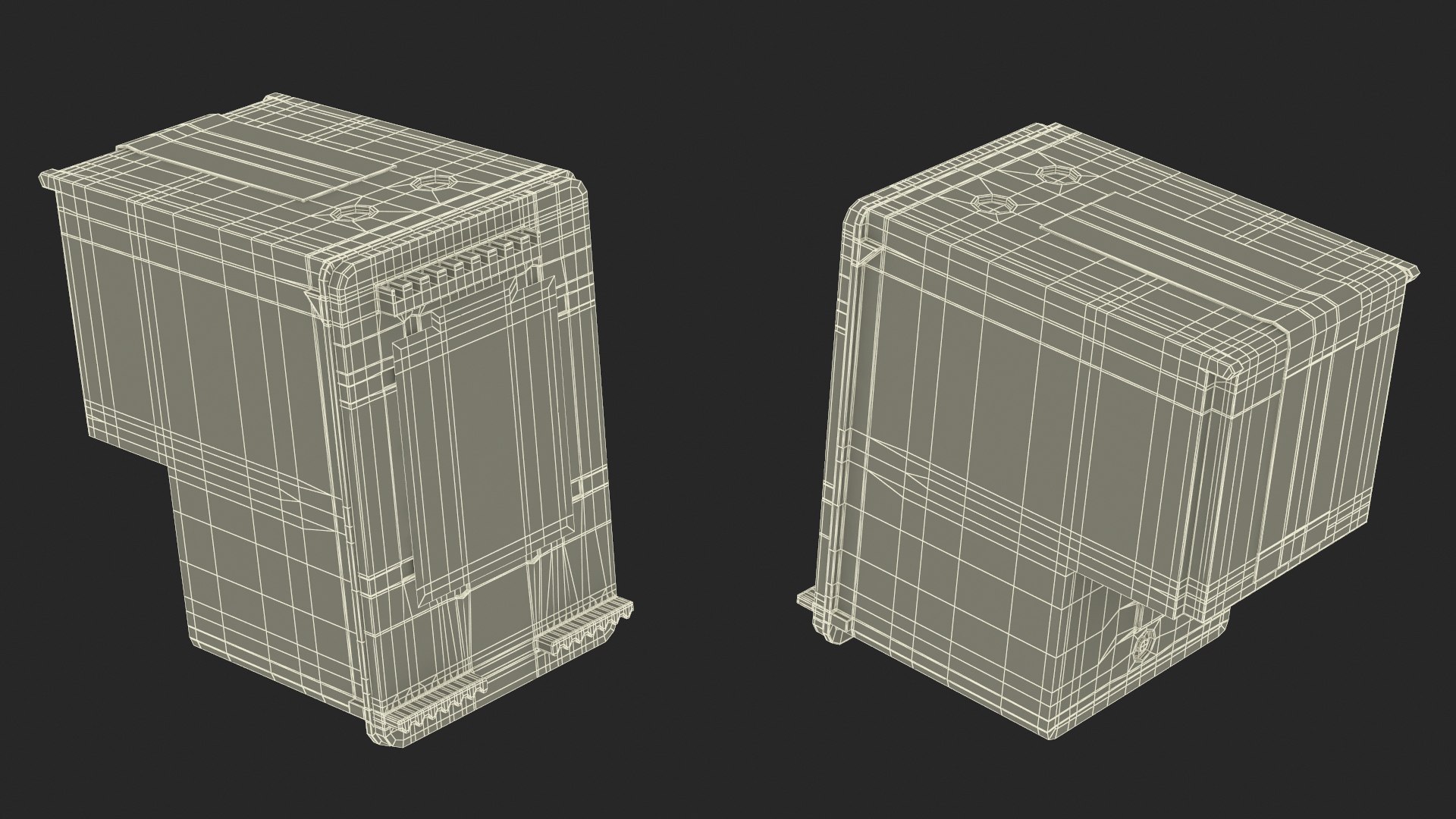 Box With Ink Cartridge Black 3D Model - TurboSquid 2164188