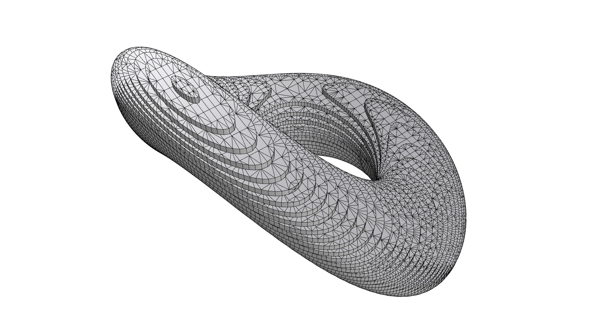 3D Sci-Fi Contour Form 04 - TurboSquid 2189160