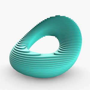 3D Sci-Fi Contour Form 04