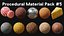 3D Blender Procedural Material Pack 5 model