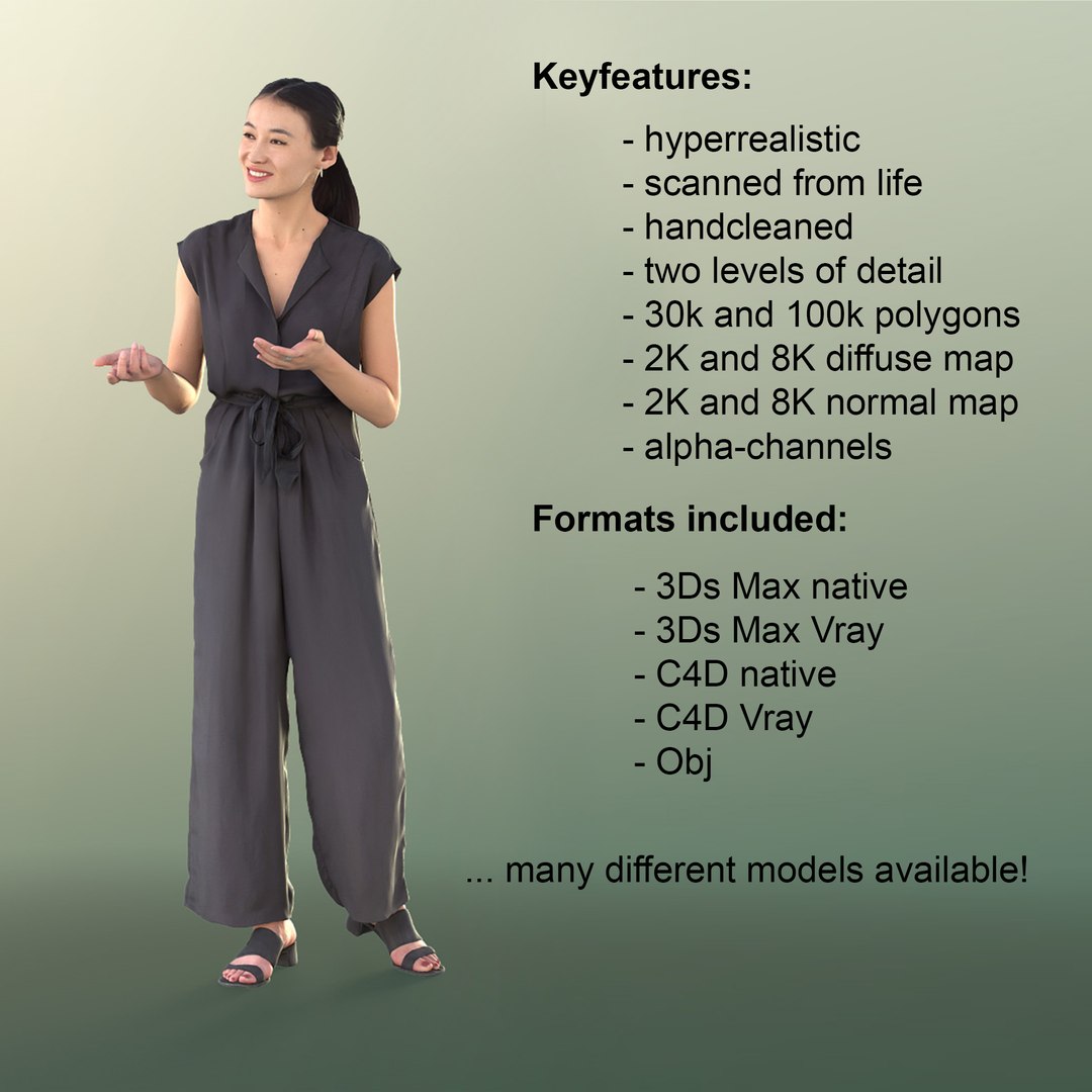 Woman Young Talking Model - TurboSquid 1709994