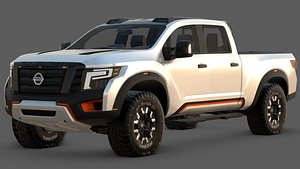 2016 Nissan Titan Warrior Concept 3D Model  The Ultimate Off-Road Beast model