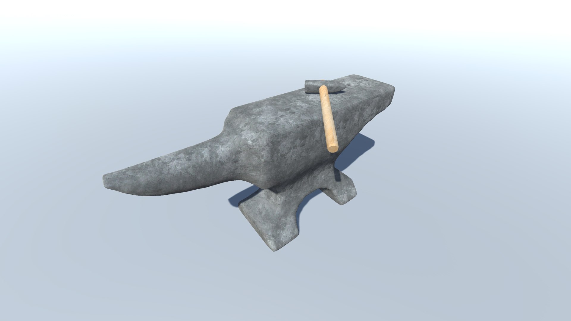 3D Hammer And Anvil - TurboSquid 2008349