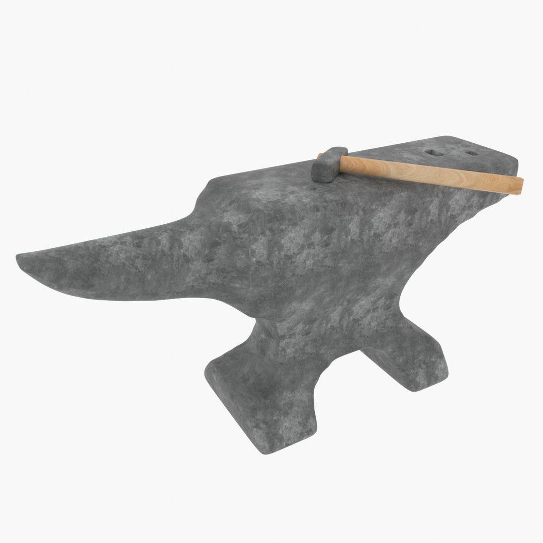 3D Hammer And Anvil - TurboSquid 2008349