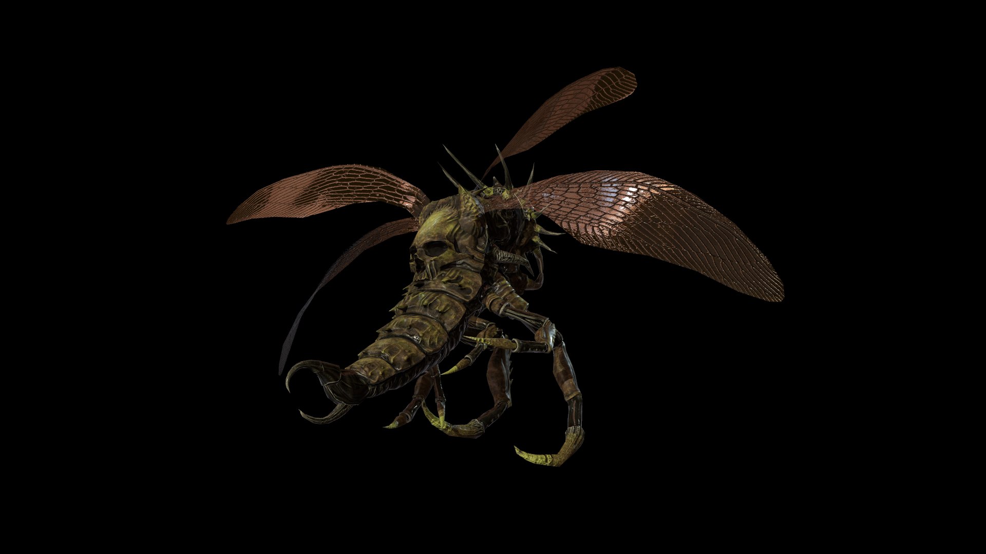 Animations Flying 3D Model - TurboSquid 1491596