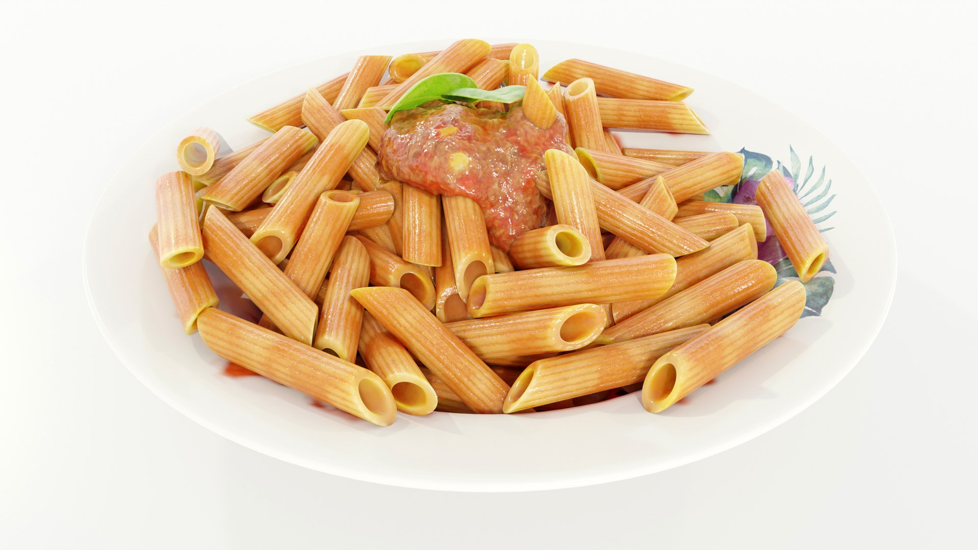 Harter Würziger Käse Aus Italien Zu Pasta Pasta With Bolognese Sauce 3D Model - TurboSquid 2191710