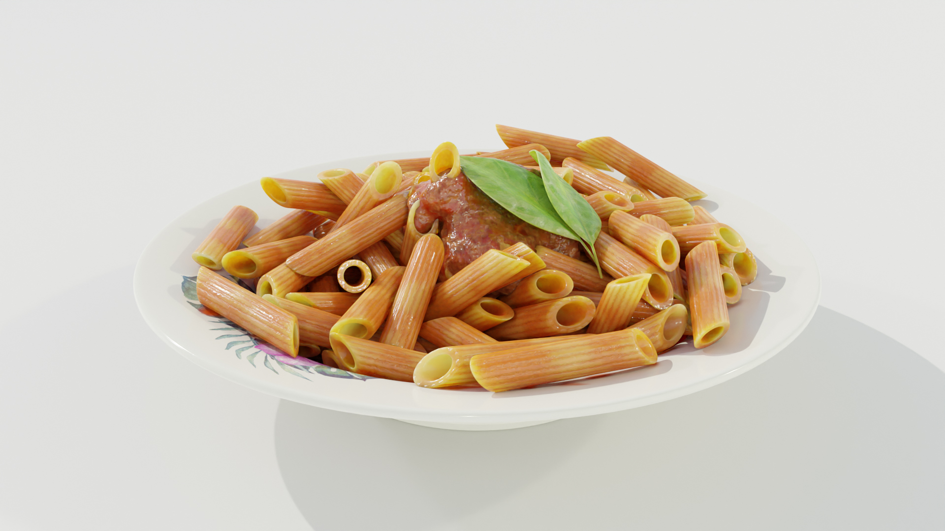 Harter Würziger Käse Aus Italien Zu Pasta Pasta With Bolognese Sauce 3D Model - TurboSquid 2191710