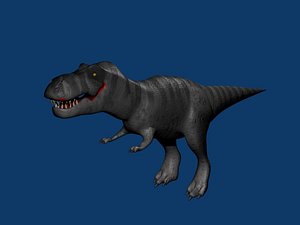 T Rex Running Animated Rigged for Cinema 4D 3D model - TurboSquid 2111094