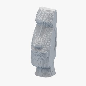3D Moai Statue