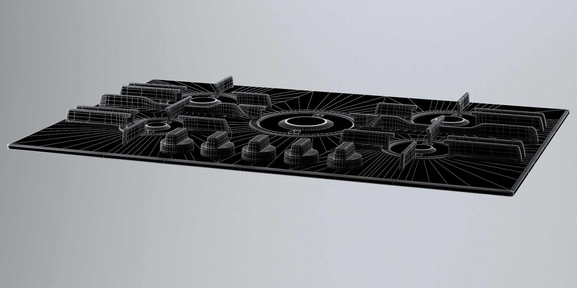 Cooktop Ariston 3d 3ds