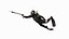 Diver with Underwater Speargun Rigged