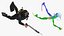 Diver with Underwater Speargun Rigged