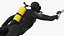 Diver with Underwater Speargun Rigged