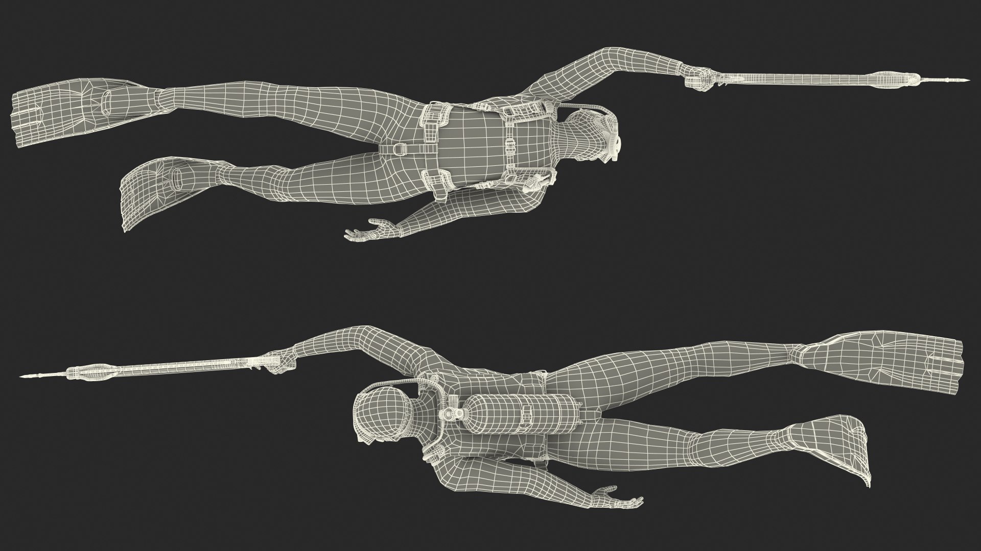 Diver with Underwater Speargun Rigged 3D model https://p.turbosquid.com/ts-thumb/C3/yOoBuG/rp/diverwithunderwaterspeargunriggedc4dmodel027/jpg/1649971045/1920x1080/fit_q87/c457a15b44e0e691ca6cd94959d09423e95d5590/diverwithunderwaterspeargunriggedc4dmodel027.jpg