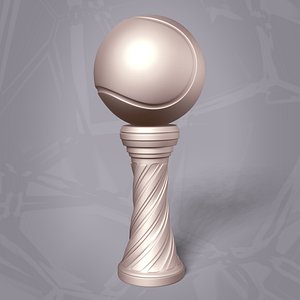 Tennis Trophy -- Original Design -- Ready for Printing