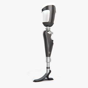 mechanical prosthetic leg foot 3d max