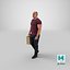 Arnold Casual Idle Spring Pose 02 com bolsas