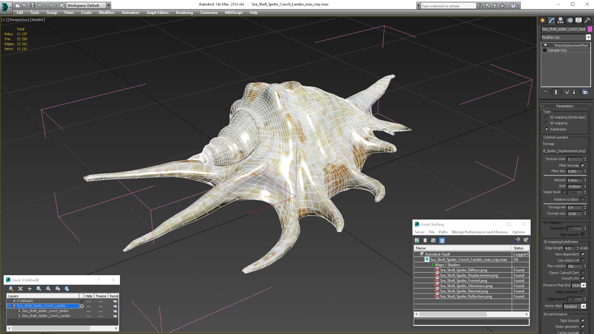 Sea Shell Spider Conch Lambis model https://p.turbosquid.com/ts-thumb/C4/0ymFgt/4e/seashellspiderconchlambis3dsmodel022/jpg/1666181393/1920x1080/fit_q87/0f23ab0f1f7ebf0c6628285c9c57d1b68b9dbbf6/seashellspiderconchlambis3dsmodel022.jpg