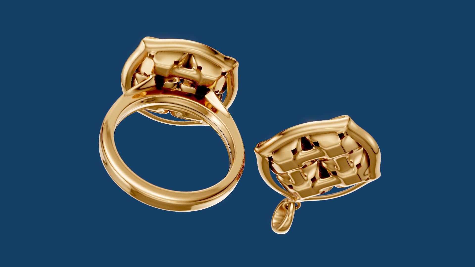 3D Elegant Geometric Diamond Pendant and Ring model https://p.turbosquid.com/ts-thumb/C4/BiNk63/WG/snapshot20250224t172627.723/png/1740548051/1920x1080/fit_q87/421bbfe71ff0b9fd580b4fa5a1d8238d3c22cdd2/snapshot20250224t172627.723.jpg