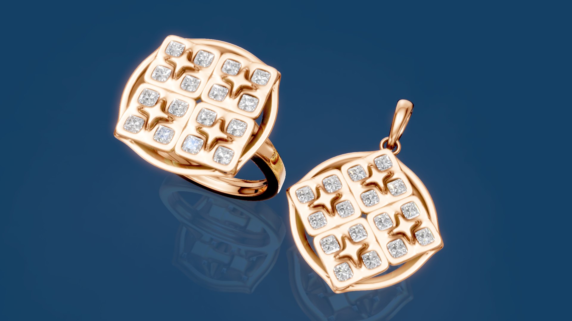 3D Elegant Geometric Diamond Pendant and Ring model https://p.turbosquid.com/ts-thumb/C4/BiNk63/wX/snapshot20250224t172547.209/png/1740548049/1920x1080/fit_q87/00b3e5686f4999da1446e97997ec77973b638258/snapshot20250224t172547.209.jpg
