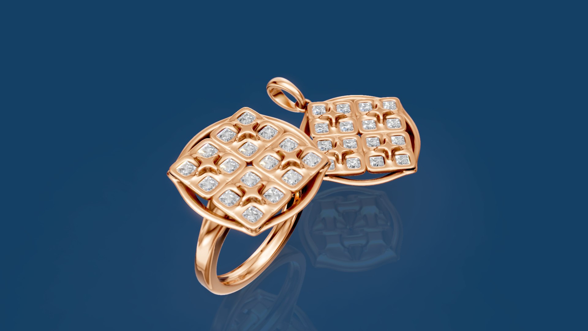 3D Elegant Geometric Diamond Pendant and Ring model https://p.turbosquid.com/ts-thumb/C4/BiNk63/yH/snapshot20250224t172526.575/png/1740548048/1920x1080/fit_q87/b5fdf5fa391ee05b6a6256347a49152577c660b7/snapshot20250224t172526.575.jpg