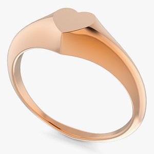 Heart Signet Ring