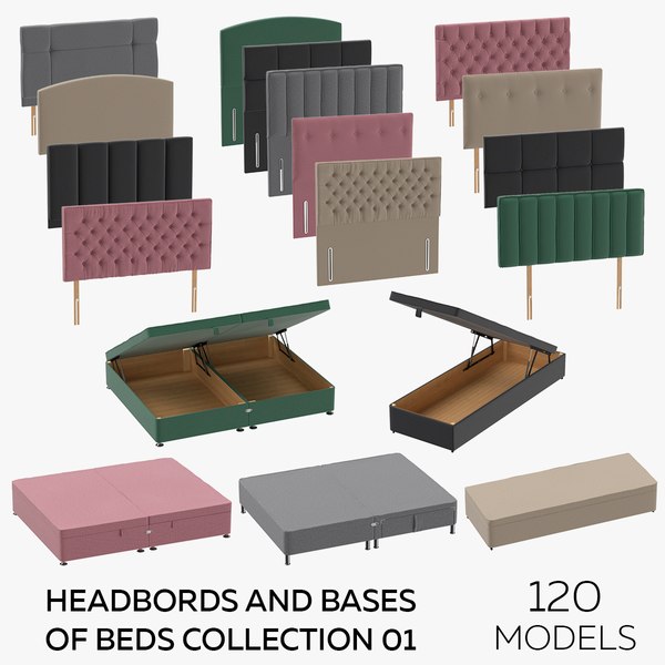 Headboard 3D Models for Download TurboSquid