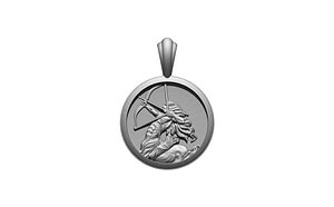 3D sagittarius pendant model