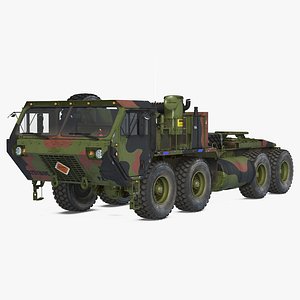 3D model military truck oshkosh hemtt