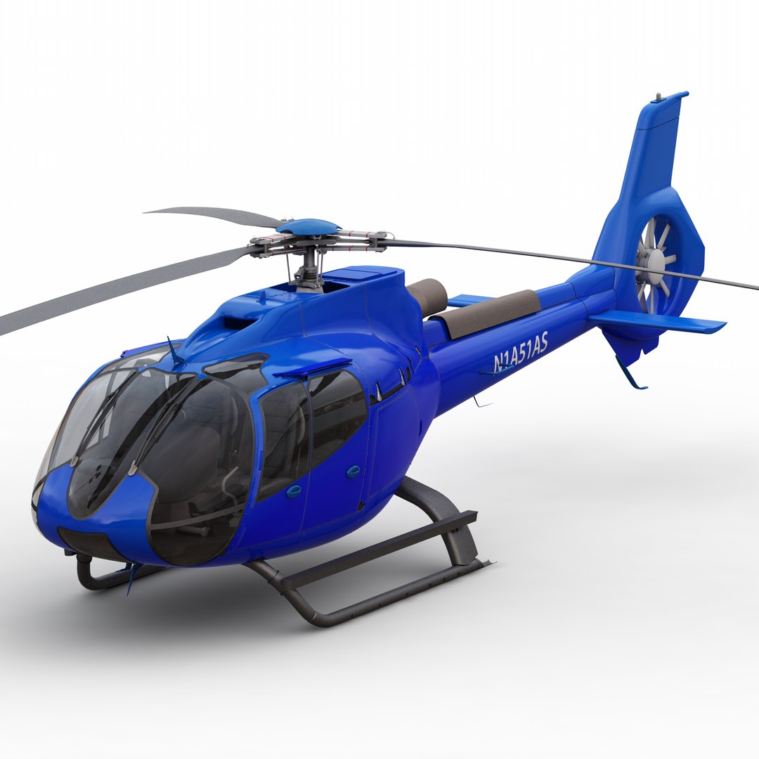 Eurocopter Ec 130 3d Model
