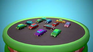 Pack of cars 3D