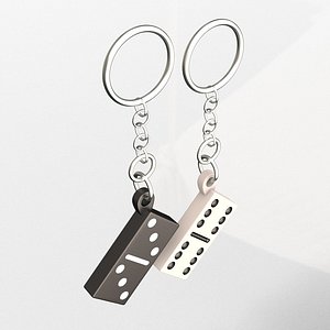 Domino Keychain