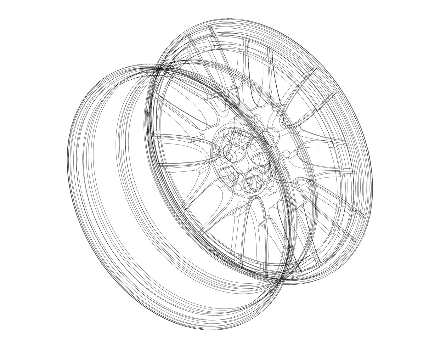 Classics Style Rims 3D Model - TurboSquid 2176781