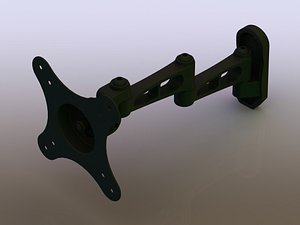 3D model Adjustable Swivel Monitor Mounts