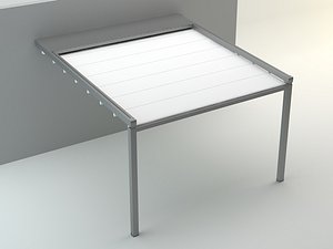 3d folding pergola