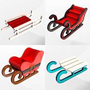 Christmas Sleigh 3D Printable Collection