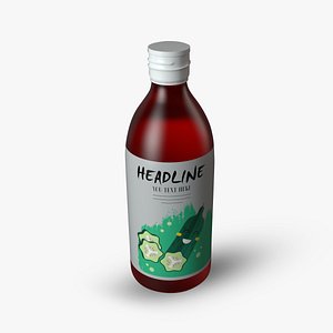 Glass Bottle 3D model