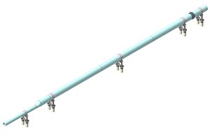 oil pipeline 3d model