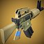 Stylized M4A1 Low Poly