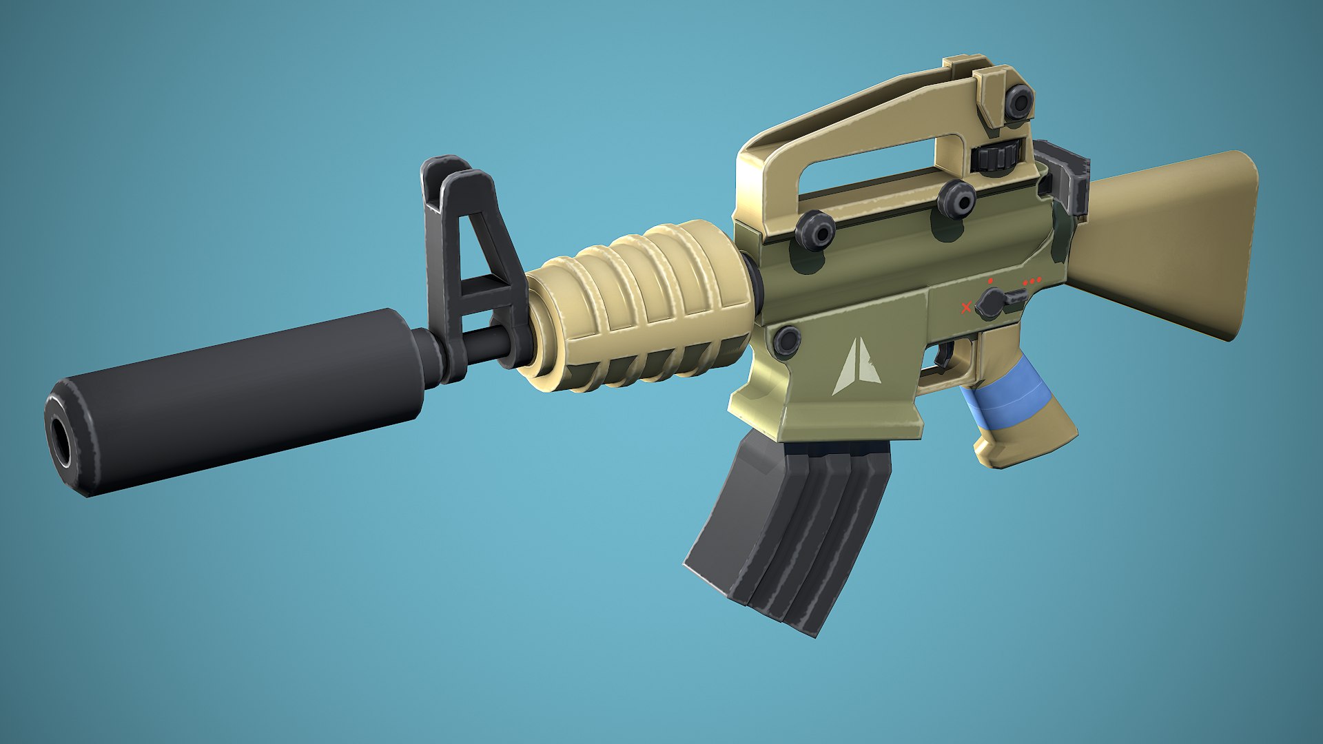 Stylized M4A1 Low Poly 3D https://p.turbosquid.com/ts-thumb/C4/ultAis/Xd/screenshot034/png/1640435718/1920x1080/fit_q87/c88dfa377ad18a1a1b3a843fac9442f6188c8504/screenshot034.jpg