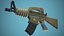Stylized M4A1 Low Poly
