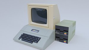 the apple II old computer