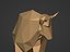 3D Polygonal Bull