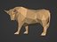 3D Polygonal Bull