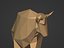3D Polygonal Bull